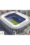 Real Madrid โปสเตอร์ สนามเรอัล มาดริด Santiago Bernabéu Stadium
